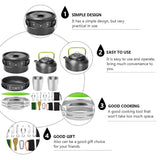 1 Set 18 Pcs Cooking Utensils Practical Tableware Cooker for