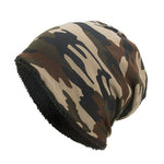 2020 Unisex Beanies Winter Knitted Hat Camouflage Print Cap Hat For