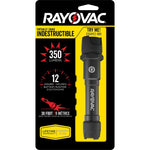 Rayovac  Workhorse Pro  300 lumens Black  LED  Flashlight  AA Battery