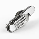 4 in 1 Outdoor Tableware (Fork/Spoon//Bottle Opener) Camping Stainless