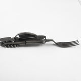 4 in 1 Outdoor Tableware (Fork/Spoon//Bottle Opener) Camping Stainless