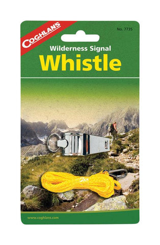 Coghlan's Wilderness Signal Silver Whistle 6.750 in. H x 4.000 in. W x