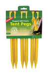 Coghlan's Yellow Tent Pegs 13.000 in. H x 6.875 in. W x 12 in. L 6 pk