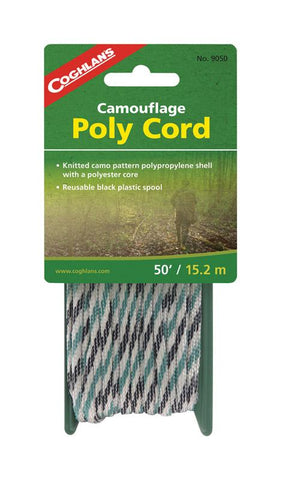 Coghlan's Camouflage Tent Cord 0.25 in. W x 50 ft. L 1 pk