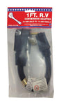 US Hardware  RV Electrical Pigtail Adapter  1 pk