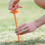 Coghlan's Orange Tent Pegs 12.5 in. H x 3.100 in. W x 12.600 in. L 1