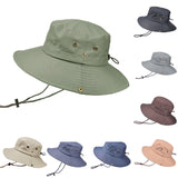 Bucket Hat Waterproof Outdoor Summer Solid Shade Hat Summer UV