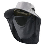 CAMOLAND 2 in 1 Summer UPF 50+ Sun Hats Male Outdoor Breathable Hiking