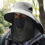 CAMOLAND 2 in 1 Summer UPF 50+ Sun Hats Male Outdoor Breathable Hiking