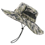CAMOLAND UPF 50+ Sun Hats Men Long Wide Brim Bucket Hat Outdoor