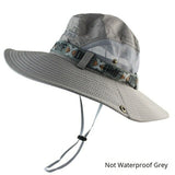 CAMOLAND Waterproof Bucket Hat For Men Women Outdoor Fishing Cap