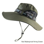CAMOLAND Waterproof Bucket Hat For Men Women Outdoor Fishing Cap