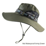 CAMOLAND Waterproof Bucket Hat For Men Women Outdoor Fishing Cap