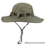 CAMOLAND Waterproof Bucket Hat For Men Women Outdoor Fishing Cap
