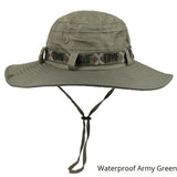 CAMOLAND Waterproof Bucket Hat For Men Women Outdoor Fishing Cap
