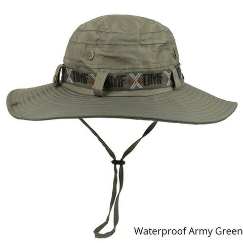 CAMOLAND Waterproof Bucket Hat For Men Women Outdoor Fishing Cap