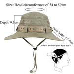 CAMOLAND Waterproof Bucket Hat For Men Women Outdoor Fishing Cap