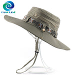 CAMOLAND Waterproof Bucket Hat For Men Women Outdoor Fishing Cap