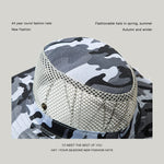 Camouflage Men Women Hats Sun Visor cowboy Summer foldable