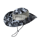 Camouflage Men Women Hats Sun Visor cowboy Summer foldable