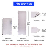 Camping Portable 9/10 Plates Stove Wind Shield Folding Outdoor Picnic
