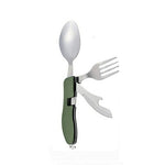 Camping Tableware Outdoor Cooking Supplies 4 In 1 Spoon Folding Pocket