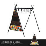 Camping Triangle Shelf Aluminum Alloy Folding Double Layer Large