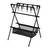 Camping Triangle Shelf Aluminum Alloy Folding Double Layer Large