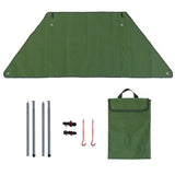Camping Windshield Windproof Fireproof Screen Folding Curtain