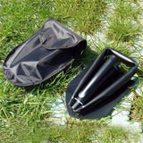 Carbon Steel Army Military Three Folding Spade Shovel Camping Metal