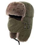Connectyle Men's Warm Chunky Trapper Hat Removable Windproof Winter