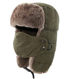 Connectyle Men's Warm Chunky Trapper Hat Removable Windproof Winter