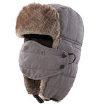 Connectyle Men's Warm Chunky Trapper Hat Removable Windproof Winter