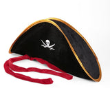 Cosplay Pirate Captain Hat Skull & Crossbone Design Cap Costume for