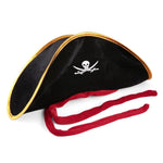Cosplay Pirate Captain Hat Skull & Crossbone Design Cap Costume for