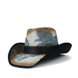 Cowboy Hat 100% Handmade Summer Straw Women Men Western Sombrero