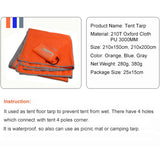 Desert&Fox Waterproof Tent Floor Tarp Picnic Mat Ultralight Pocket