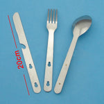 Drop shipping Quality Army Fork Spoon Eating Utensil Camp Set Outdoor