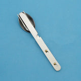 Drop shipping Quality Army Fork Spoon Eating Utensil Camp Set Outdoor