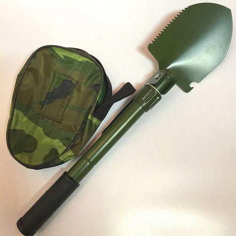 FATCOOL Military Portable Fold Shovel Survival Spade Trowel Dibble