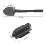 FATCOOL Military Portable Fold Shovel Survival Spade Trowel Dibble