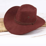 Fashion Women Sun Shield Cowboy Hat Summer Casual Artificial Leather