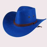 Fashion Women Sun Shield Cowboy Hat Summer Casual Artificial Leather