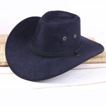 Fashion Women Sun Shield Cowboy Hat Summer Casual Artificial Leather