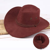 Fashion Women Sun Shield Cowboy Hat Summer Casual Artificial Leather