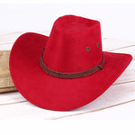 Fashion Women Sun Shield Cowboy Hat Summer Casual Artificial Leather
