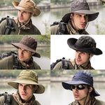 Hirigin Bucket Hat Boonie Hunting Fishing Outdoor Cap Wide Brim