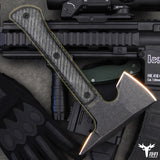 LENGREN DC53 Steel camping hand fire axe Survival tomahawk Outdoor