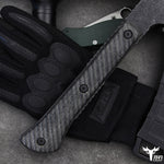 LENGREN DC53 Steel camping hand fire axe Survival tomahawk Outdoor