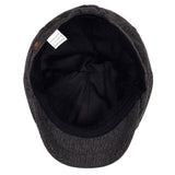 Men Newsboy Hats Peaky Blinders Autumn Vintage Herringbone Octagon Cap